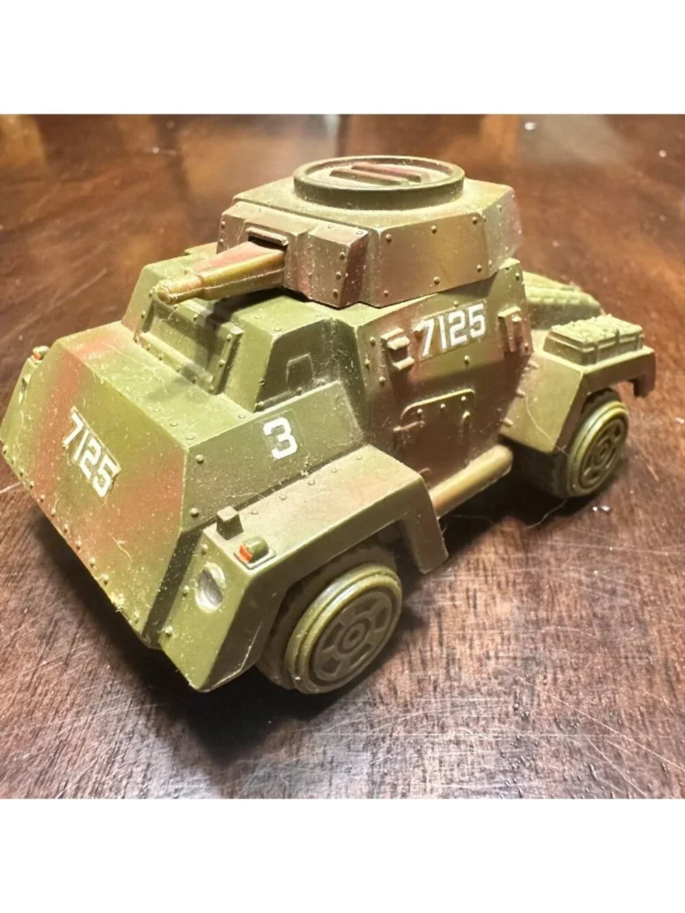 Vintage Ideal 1974 Camo Mighty Mo Military Tank #7125